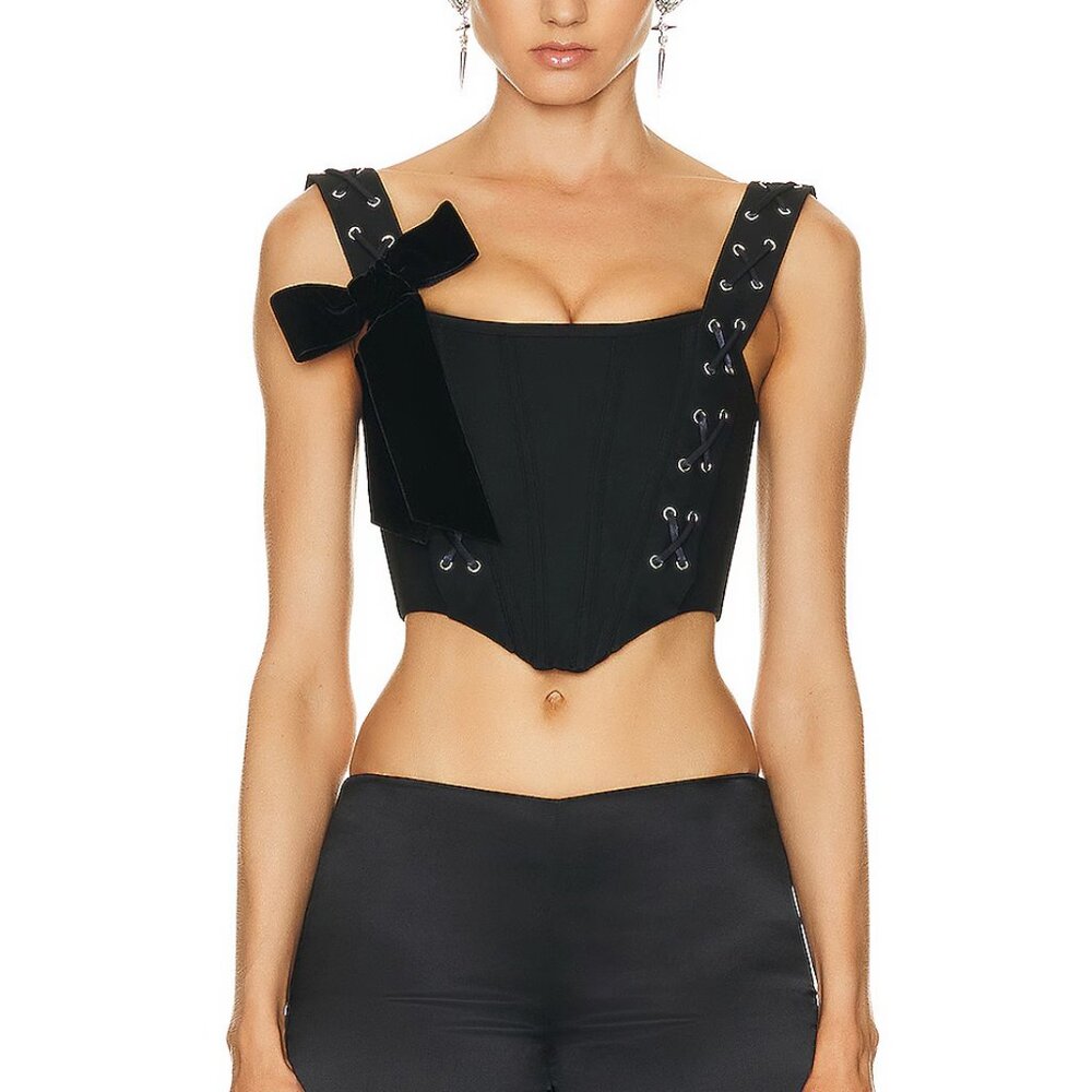 Alessandra Rich Bustier Top